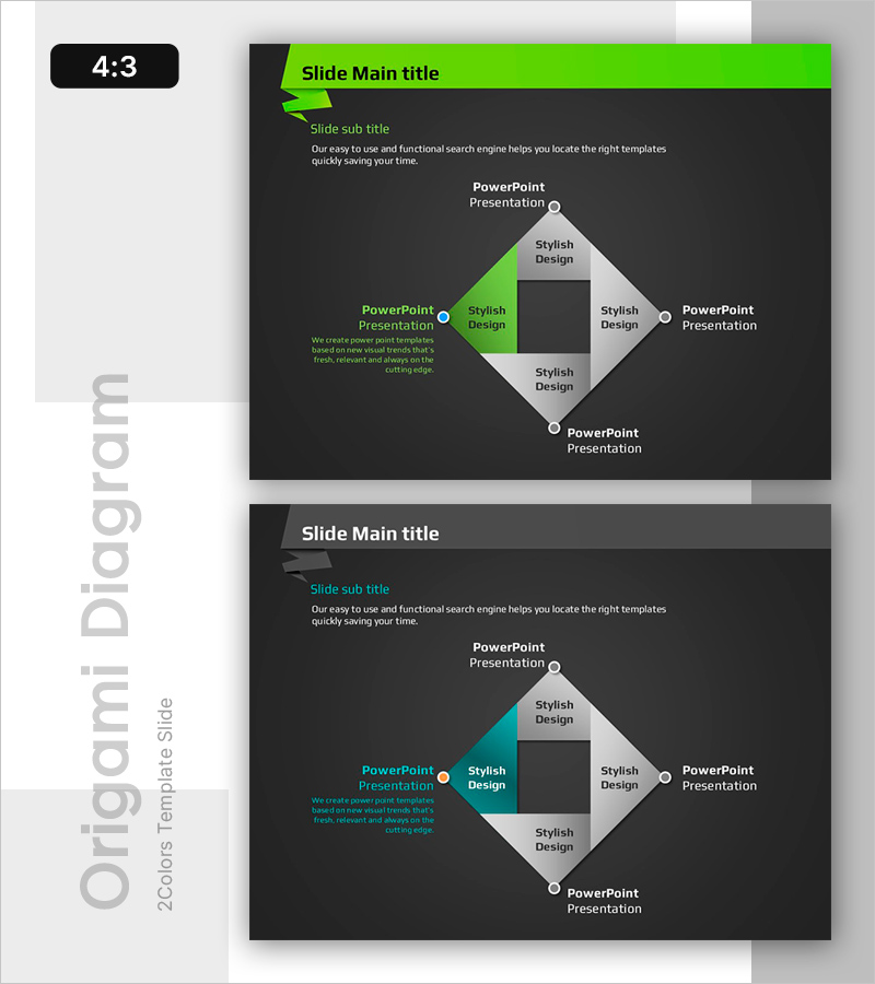 Stylish Design Content Slide Template