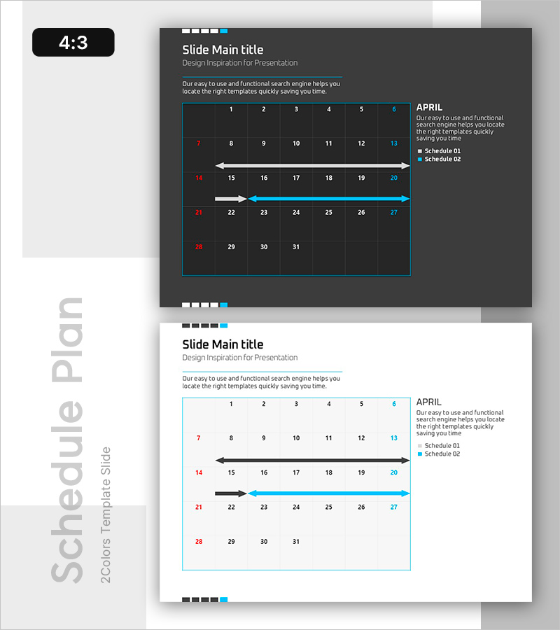 심플한 일정표 – 효율적인 일정 관리