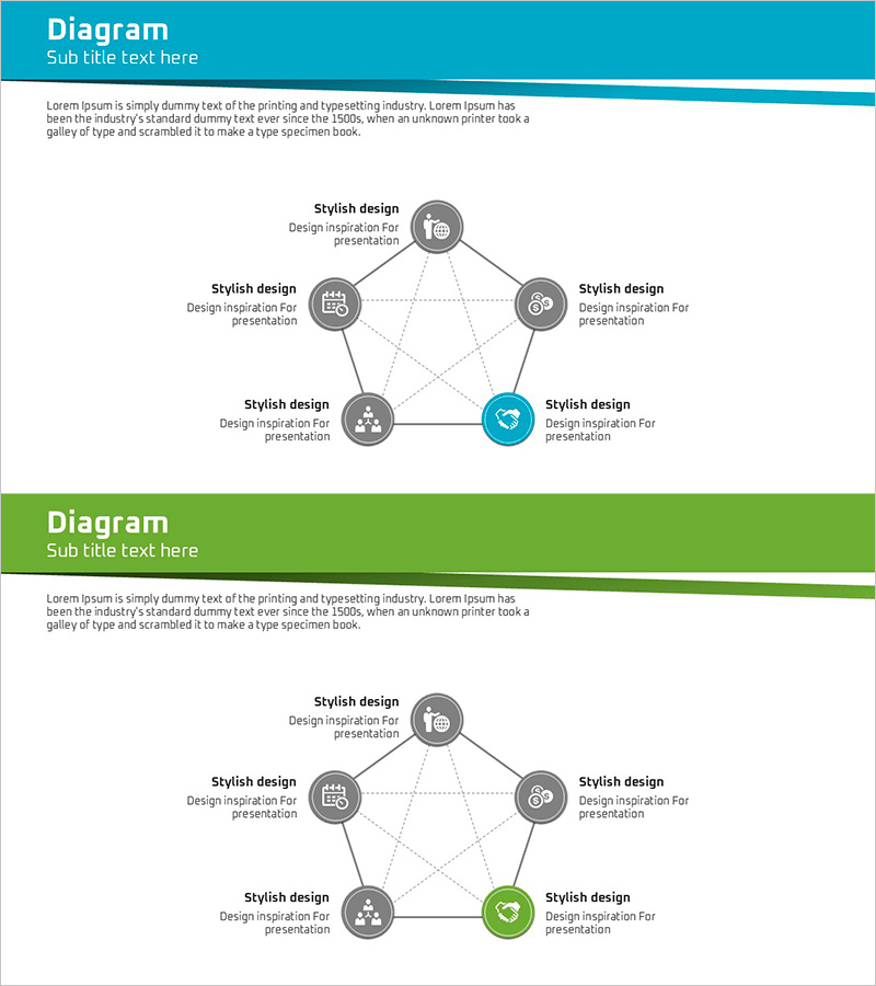 비지니스 숲 와이드 템플릿 다이어그램 – 수익모델 & 인프라
