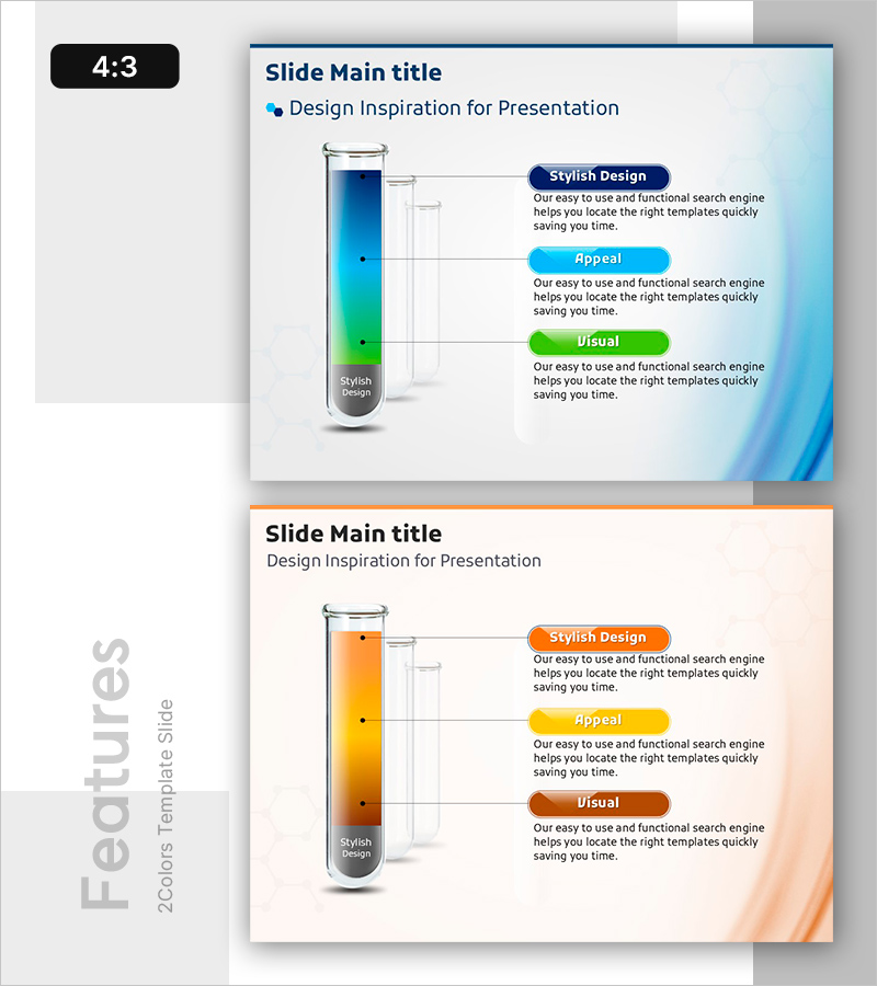 주요 성분 분석 슬라이드 – 제품/서비스 가치 제안