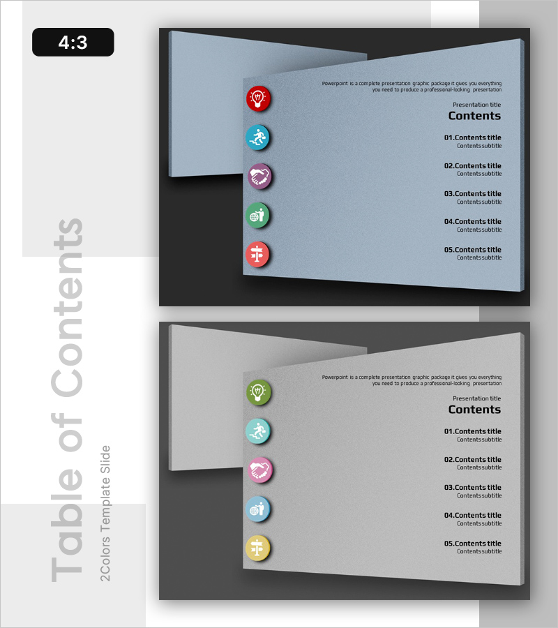 모바일 네트워크 앱 안내 목차 – 실용적이고 전문적인 디자인