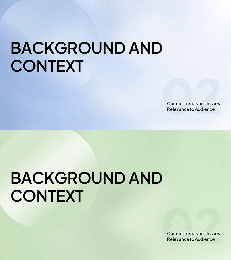 교육세미나 파스텔 그라데이션 템플릿 간지