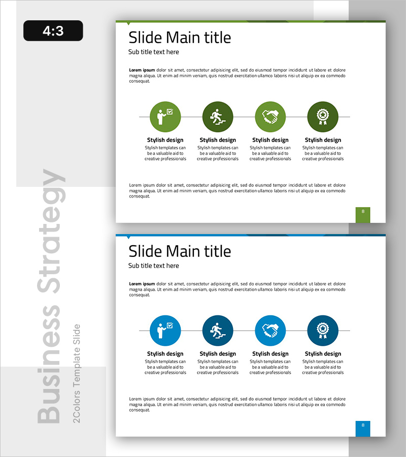 성공적인 비즈니스 전략 수립 PPT 슬라이드