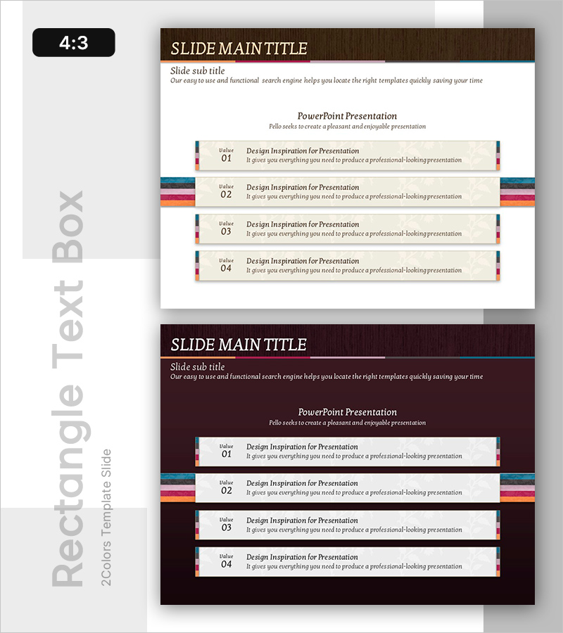 디자인 영감을 주는 슬라이드 템플릿 – 전문적인 프레젠테이션을 위한 도구