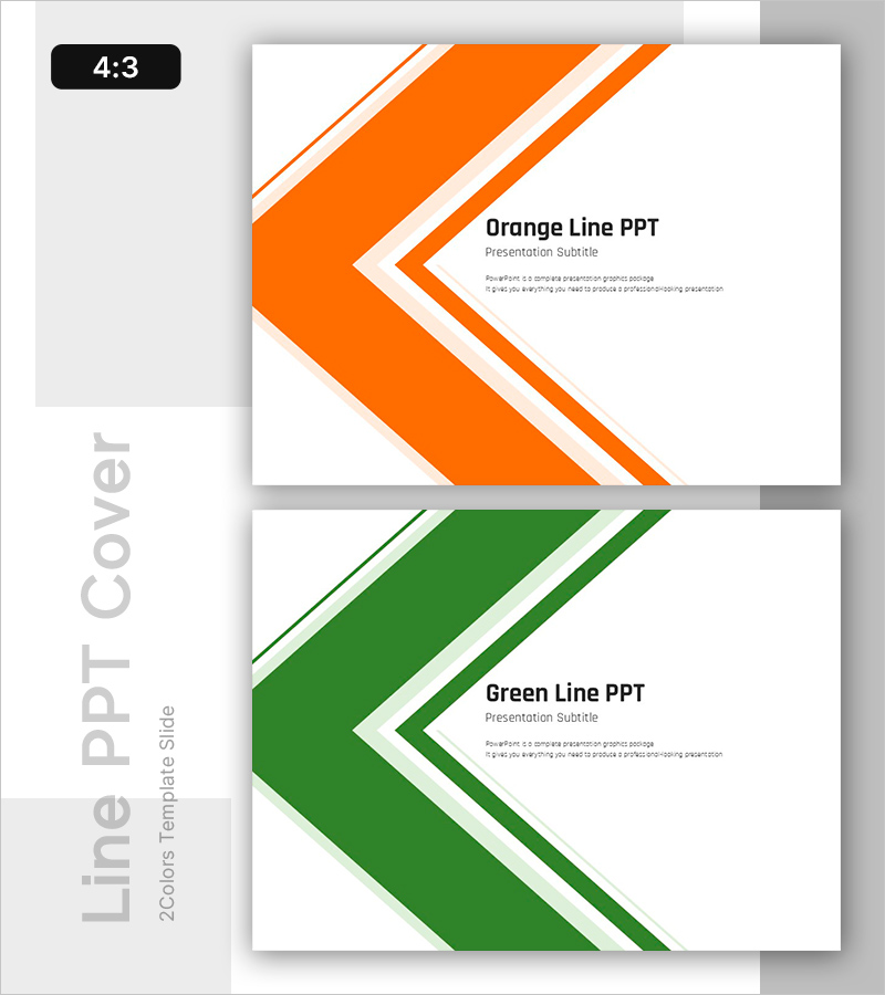 추진 전략 방안 표지 - 주황 & 초록 테마