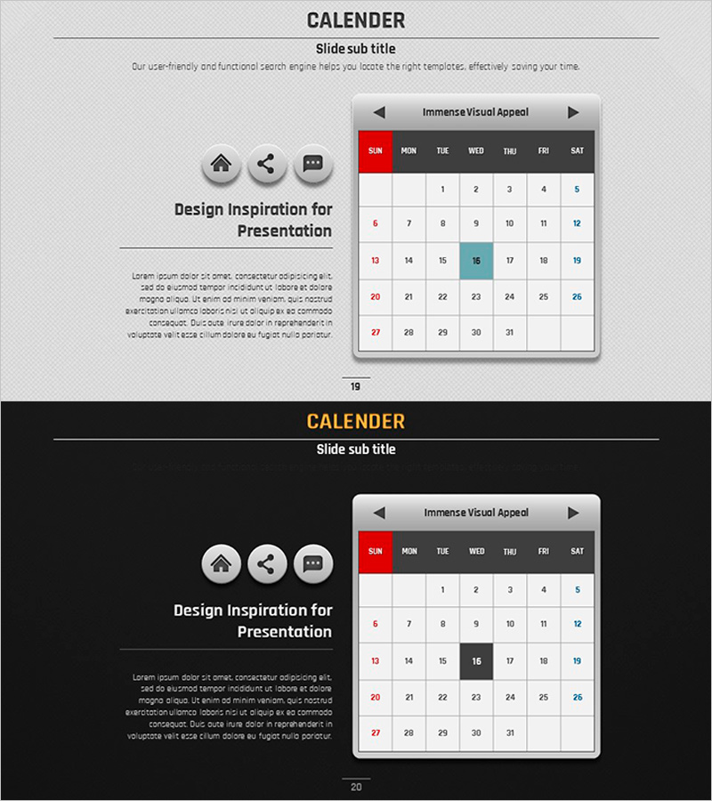 효율적인 사업 운영을 지원하는 볼륨 캘린더 템플릿