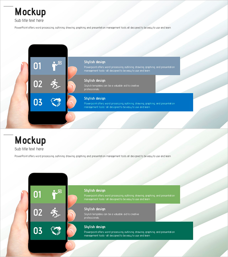 구조 템플릿 목업으로 직관적인 프레젠테이션 – 비즈니스의 새로운 표준