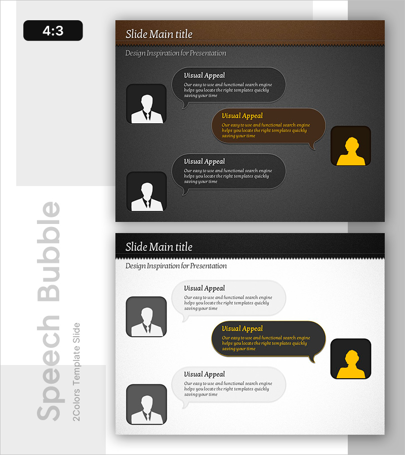 가죽 PPT 대화 슬라이드 – 고객 성공 사례 및 피드백