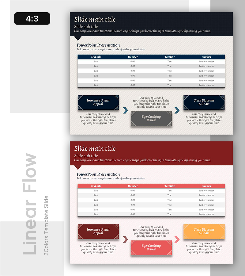 세련된 비주얼의 프레젠테이션 템플릿 – 임팩트 있는 자료 제공