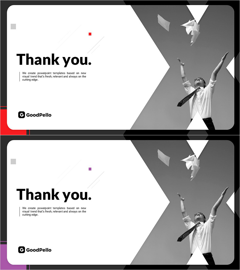 사선의 미학, 세련된 엔딩