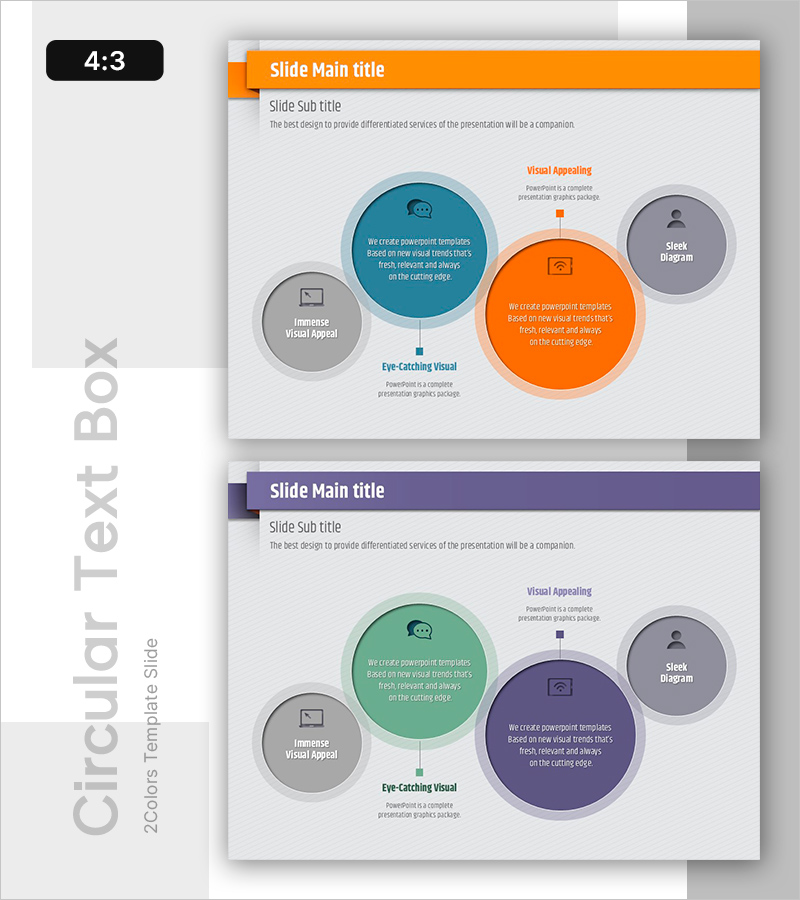 시각적 요소가 돋보이는 슬라이드 템플릿 – 프레젠테이션의 혁신