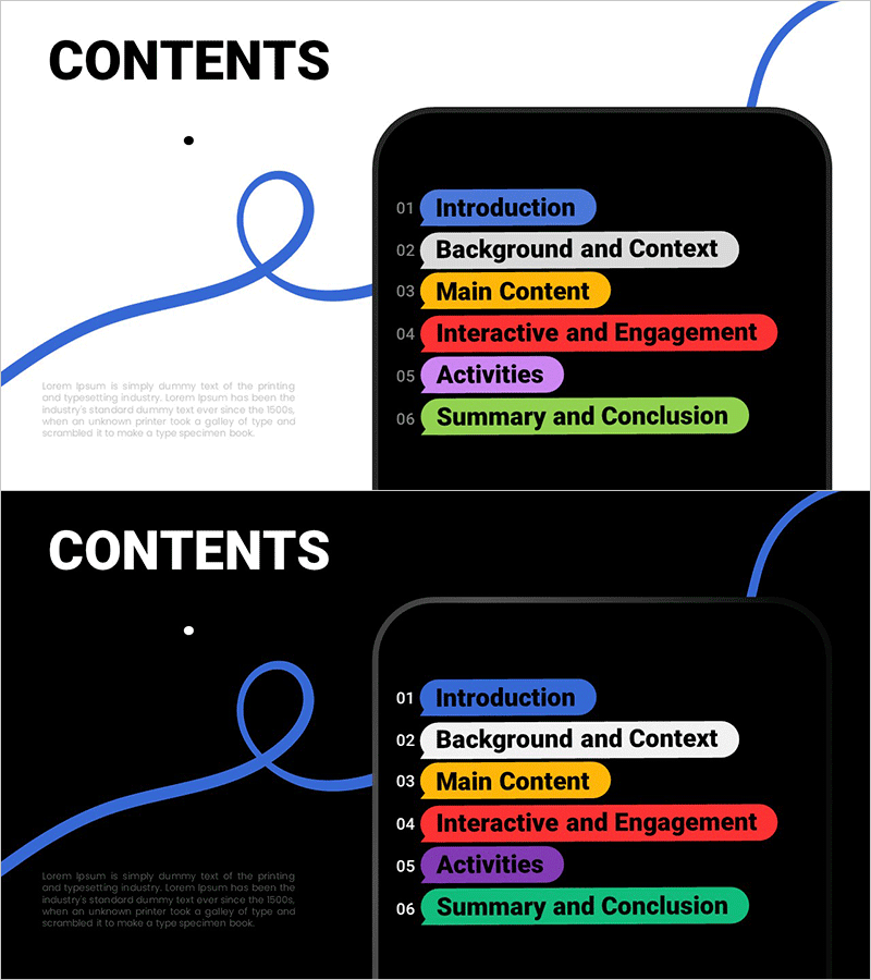 라인드로잉 교육세미나 템플릿 목차