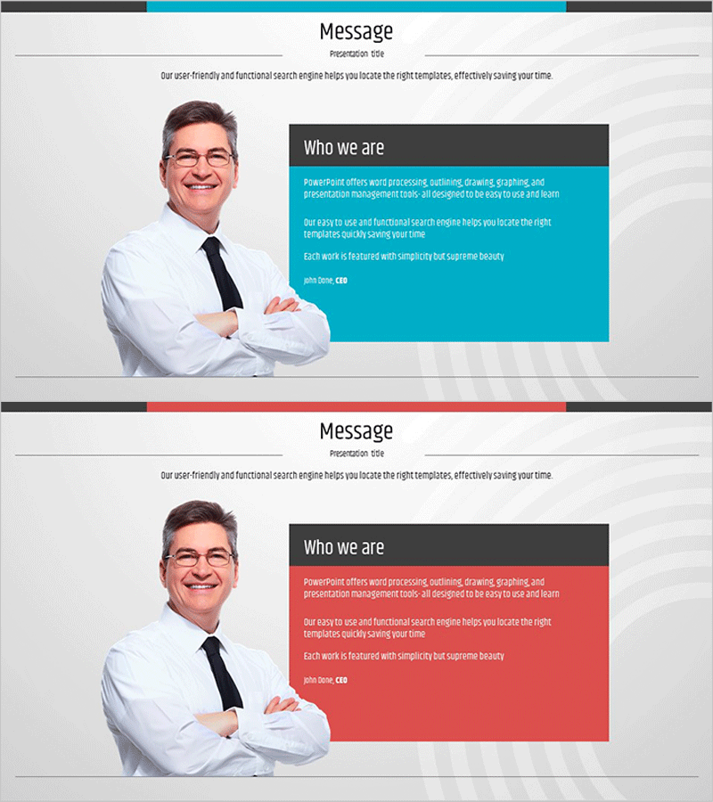Identity Presentation Template – Introduction of Representatives