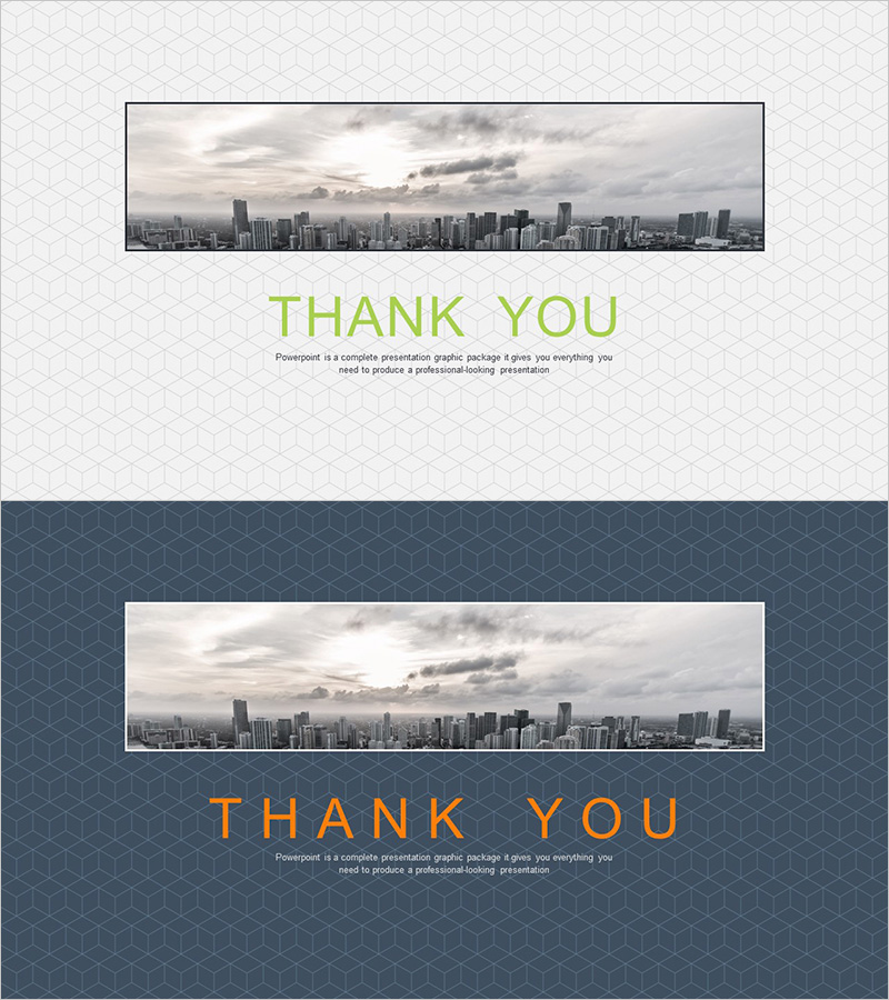 비즈니스 관리 템플릿 엔딩 표지 – 감사를 표하다