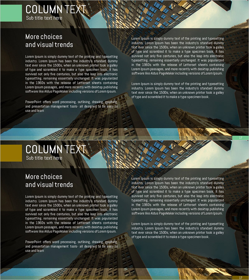 비즈니스 사업 개요 설명 슬라이드 – 사업비전 및 전략