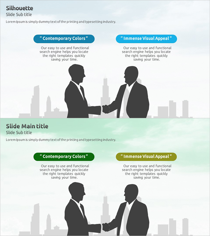 에코 비즈니스 템플릿 표지 – 고객 리뷰 및 피드백 강조