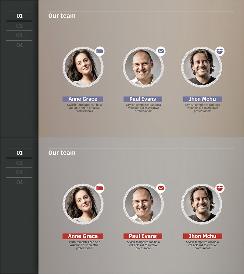 분야별 전문 인력 소개 – 팀의 역량 강조