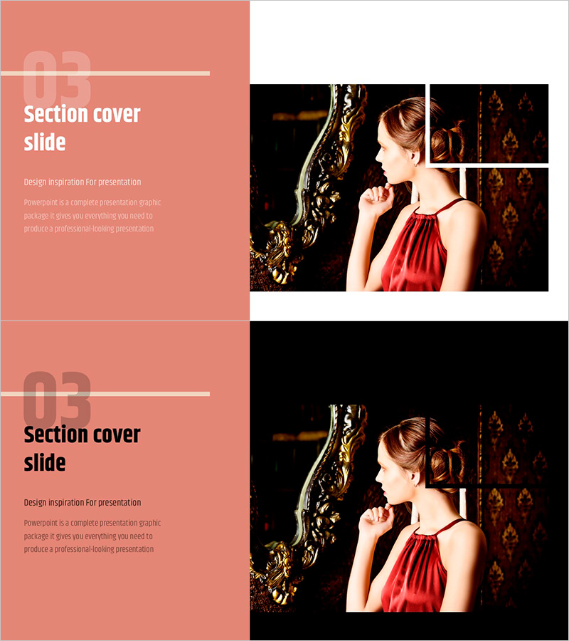 심플 & 모던 와이드 PPT 템플릿 – 엔딩 표지 디자인