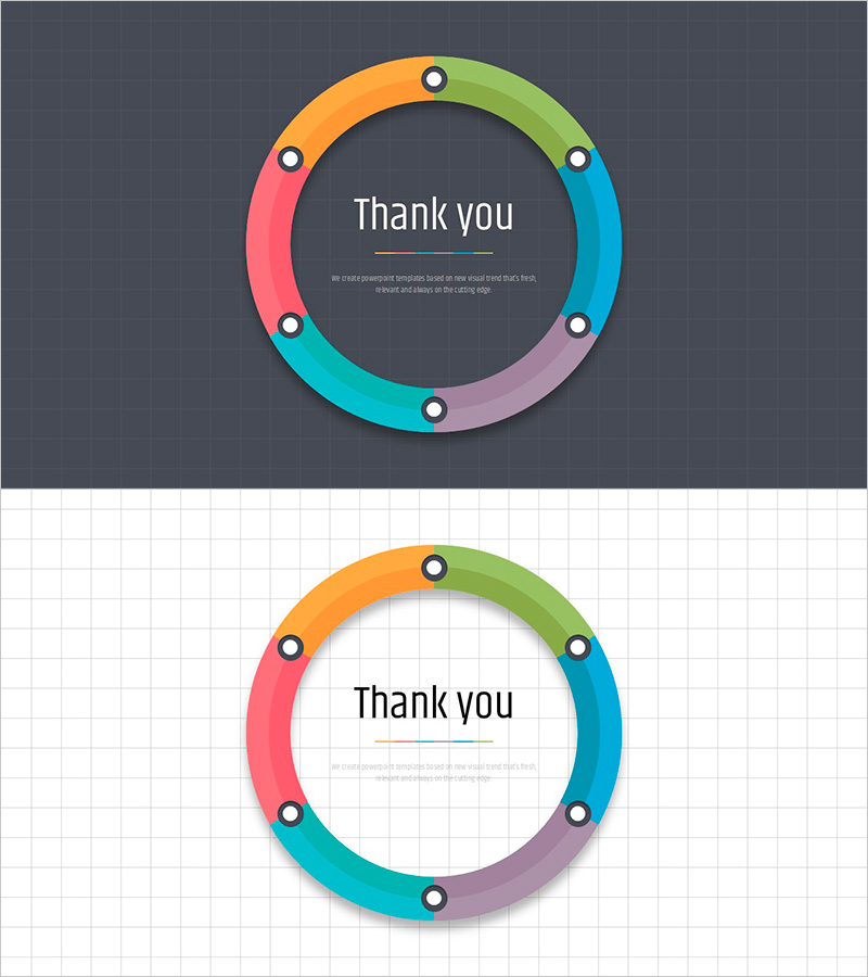 심플 피피티 와이드 템플릿 엔딩표지
