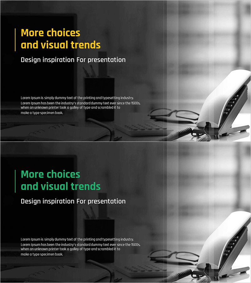 모던 사무실 테마 인트로 – 디자인 영감을 주는 첫 장