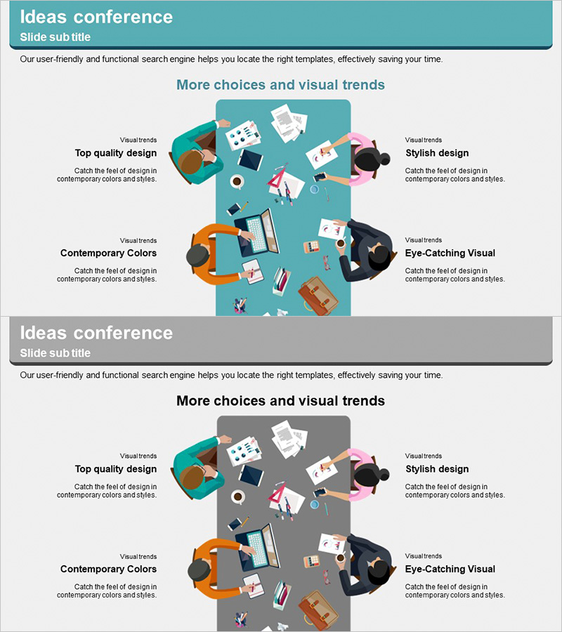 아이디어 회의 일러스트 – 비전과 전략을 담다