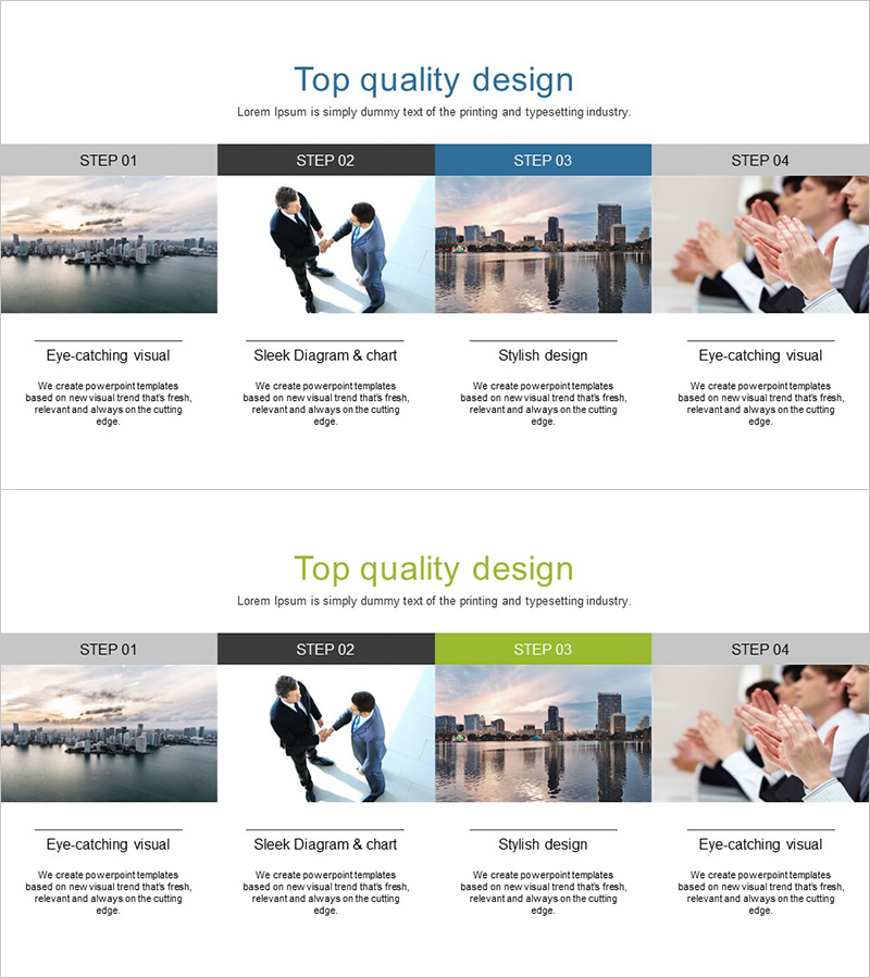 비즈니스 단계별 일정계획 슬라이드 – 체계적 전략 공유