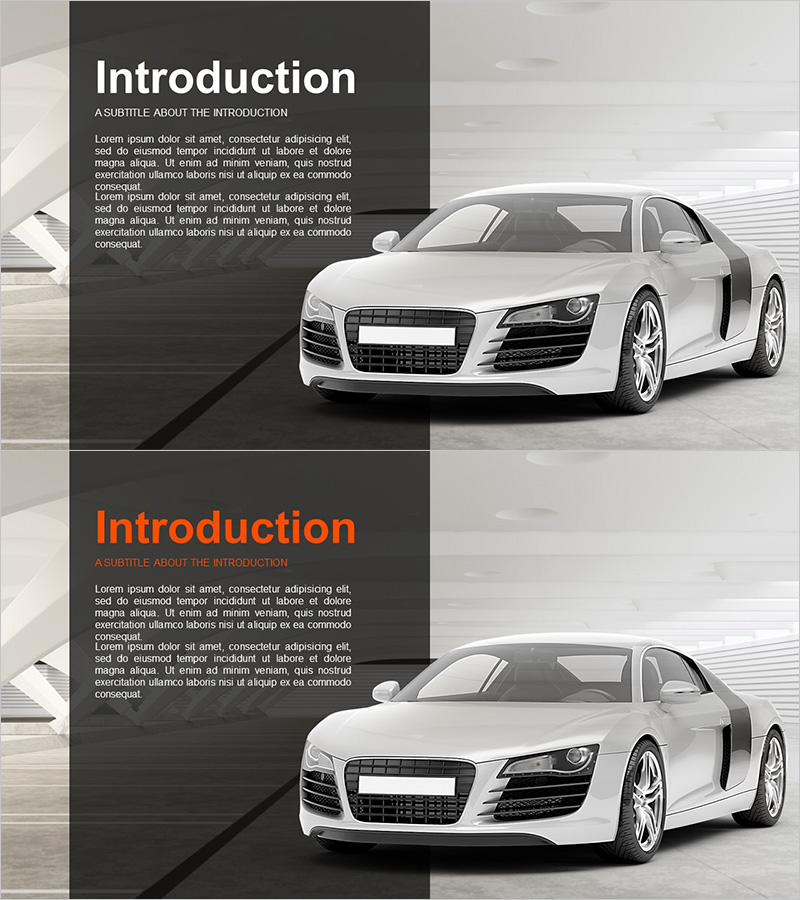 자동차 유지관리 템플릿 간지 – 실용적이고 스타일리시한 인트로