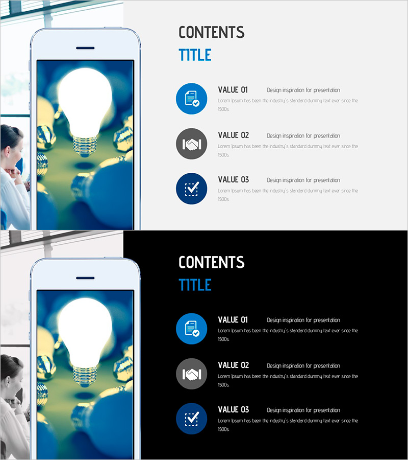 수자원 활용 와이드 프레젠테이션 템플릿 – 사업 추진 전략