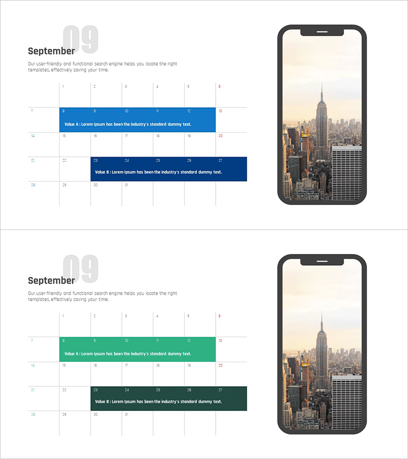 9월 일정 로드맵 – 사업추진 전략과 계획