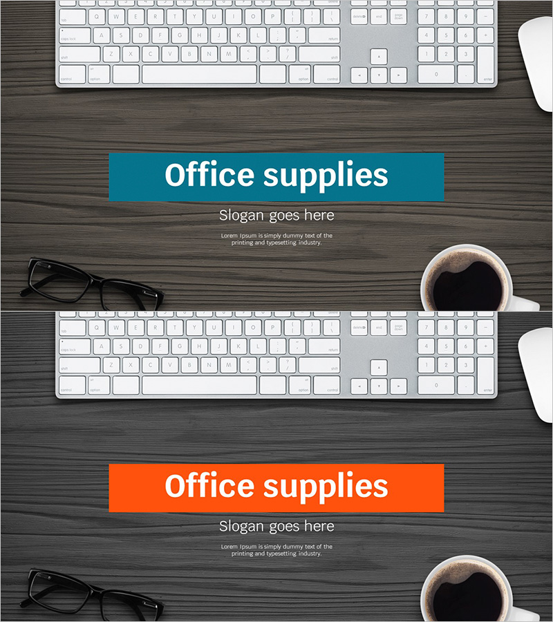 사무용품 템플릿 표지