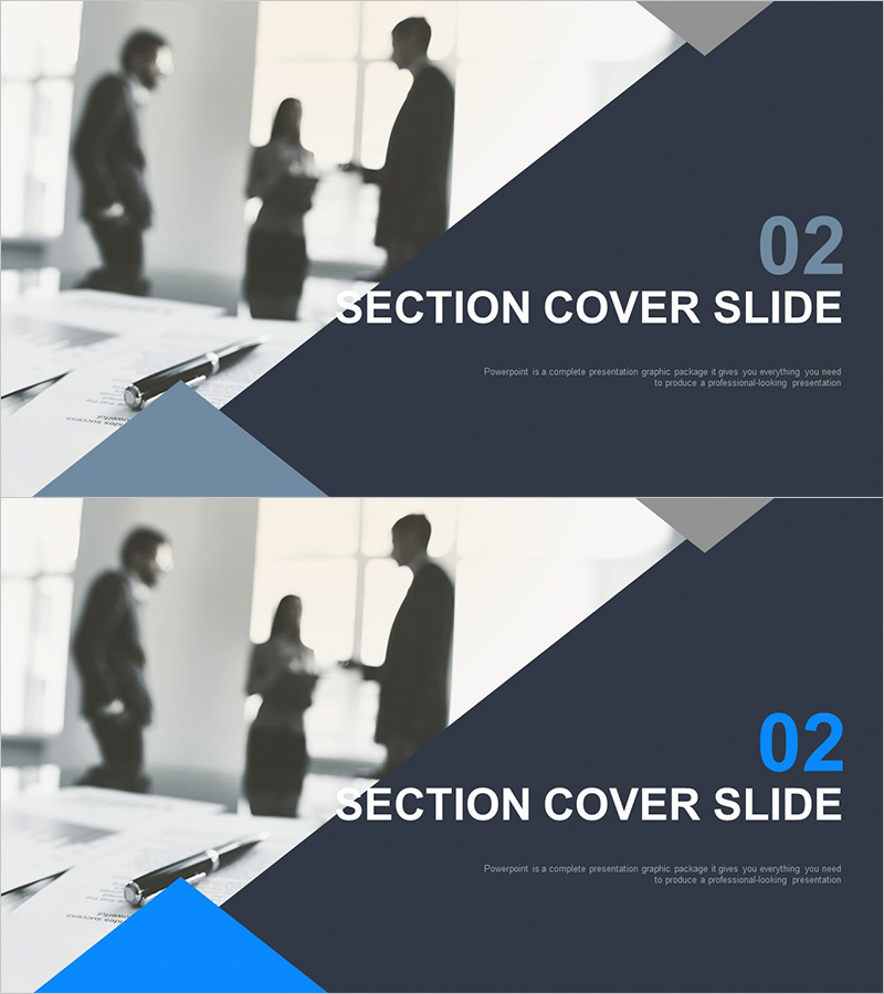 비즈니스 보상 템플릿 간지 02 – 직관적이고 심플한 디자인