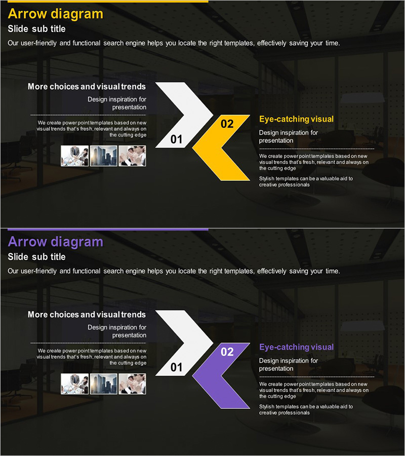 사업추진 방향 다이어그램 – 비즈니스 전략과 성장