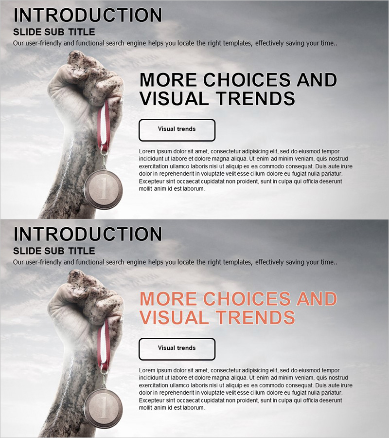 성공적인 목표 달성을 위한 슬라이드