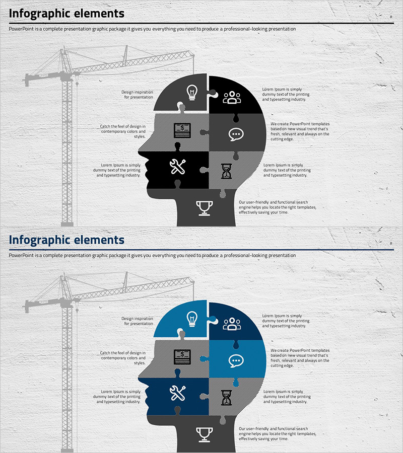 사람 퍼즐 구조 다이어그램 – 효과적인 사업소개