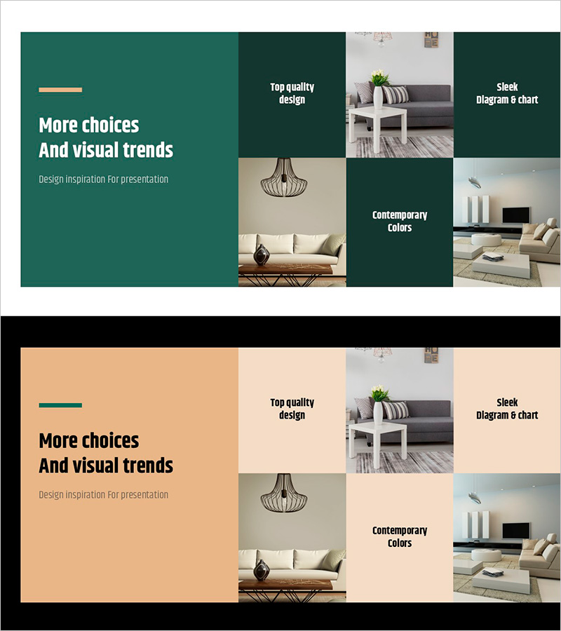 심플 & 모던 와이드 PPT 사각형 텍스트 박스