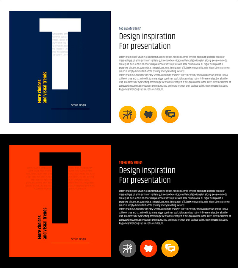 타이포 그라피 와이드 템플릿 텍스트3