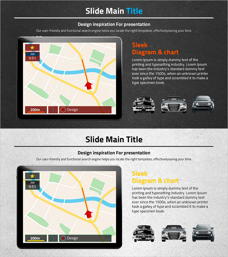 자동차 오픈로드 탐험을 위한 지도 템플릿