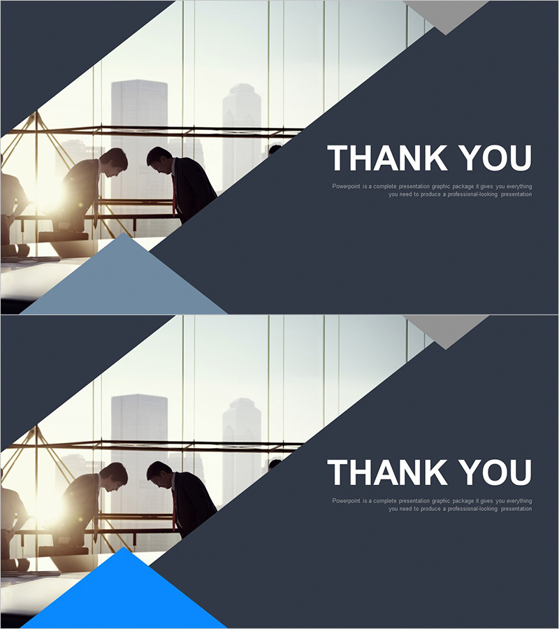 비즈니스 보상 템플릿 엔딩 표지 – 감사를 전하는 감성