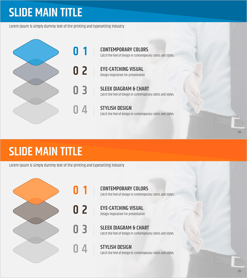 종이접기 템플릿 흐름 순서 다이어그램 – 사업 추진 전략
