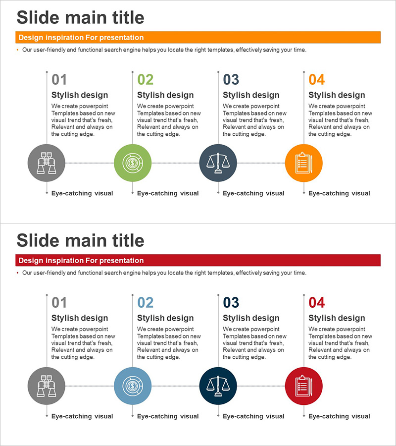 비즈니스 업무프로세스 슬라이드 – 전략적 운영 계획