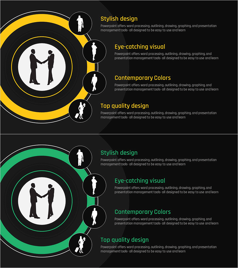 비즈니스 협력사 고객 평가 – 심플하고 세련된 디자인