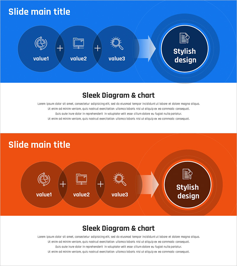스타트업 회사 핵심가치 및 비전과 미션 슬라이드