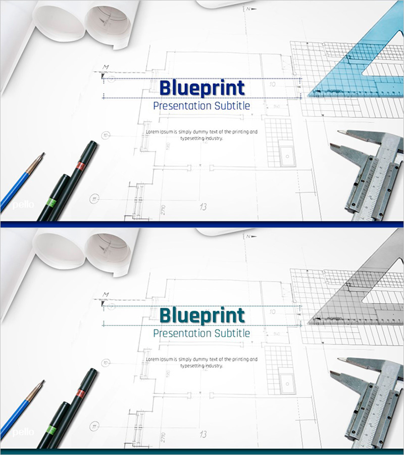 건축 설계 템플릿 메인표지