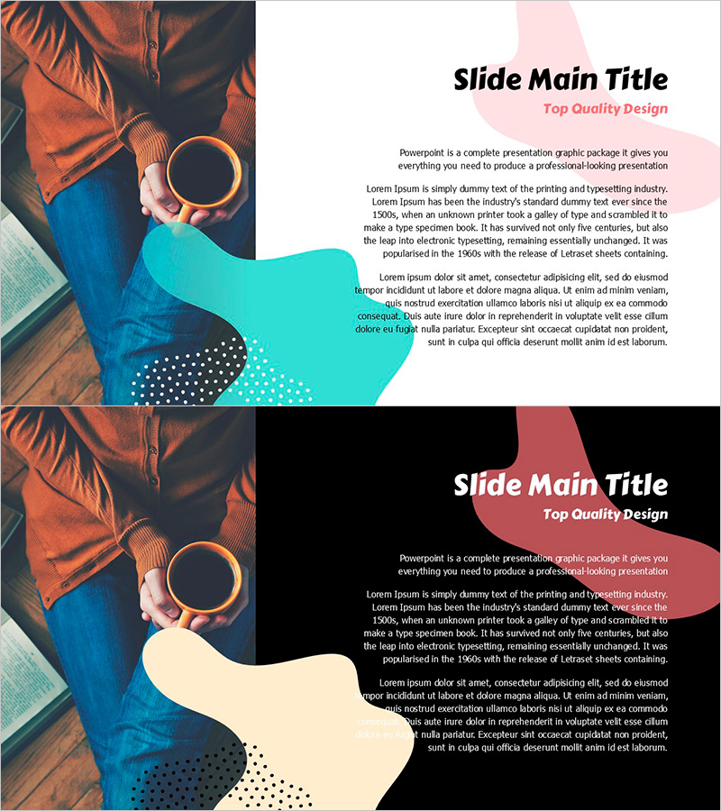 봄 파스텔 와이드 PPT 템플릿 – 고객 성공 사례