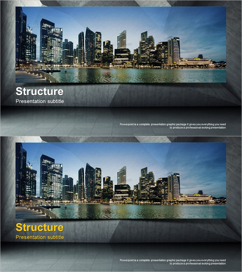 모던 시티 템플릿 표지 – 도시의 역동성 담기