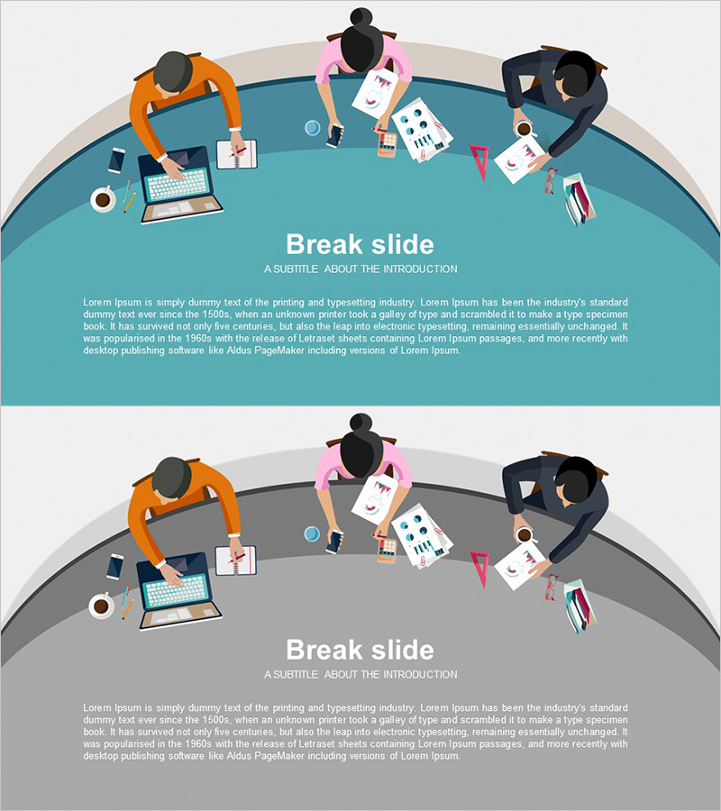 비즈니스 회의 템플릿 휴식시간 – 효과적인 커뮤니케이션을 위한 디자인