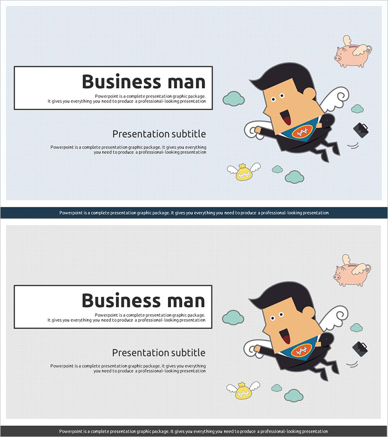 2D 회사원 캐릭터 템플릿 표지