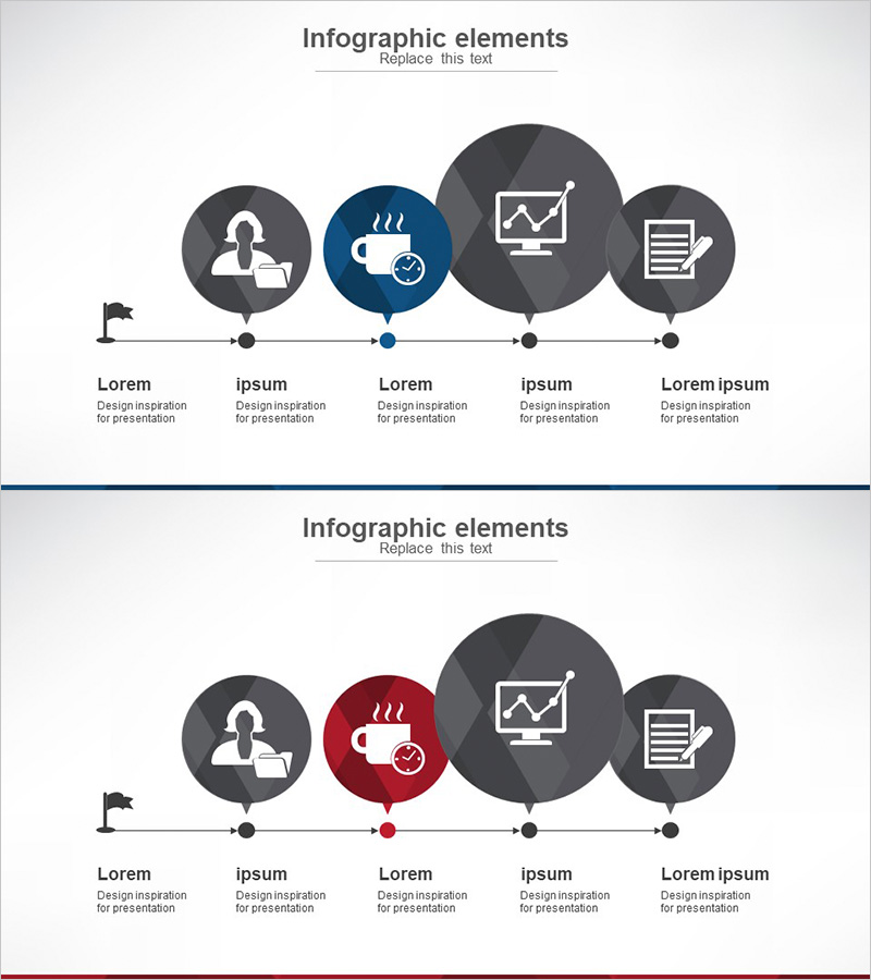단계별 업무계획 다이어그램 – 전략적 추진 구성