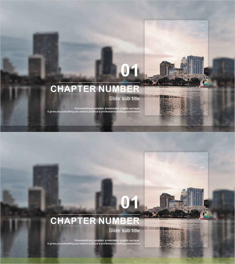 비즈니스 관점 템플릿 간지 – 전문성을 담은 시작