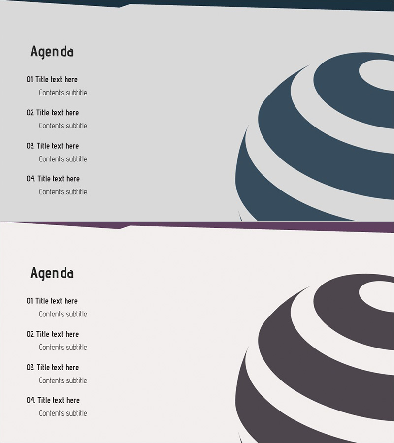 모던 베이직 회사소개서 템플릿 목차